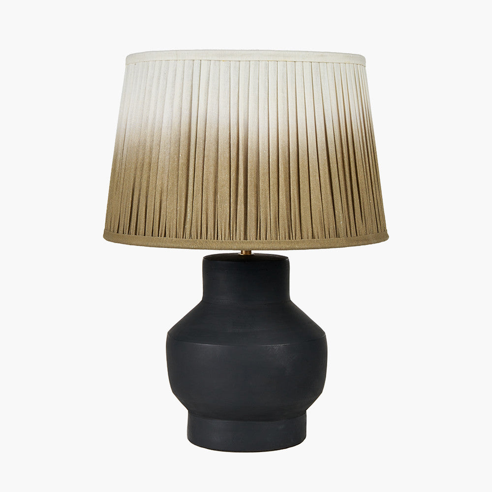 Inna Black Urn Terracotta Table Lamp - Base Only
